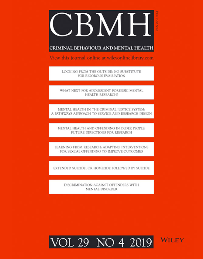 criminal behaviour and mental health